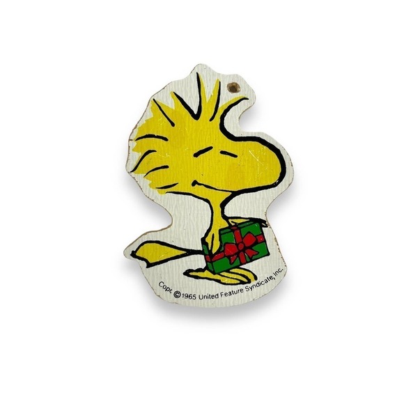 Vintage Wooden Peanuts Christmas Ornament Woodstock - Picture 2 of 2